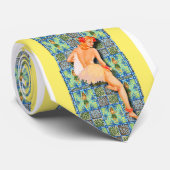 stropdas in de romp met een boe-pin (Opgerold)