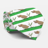 Stropdas in kleur. (Opgerold)