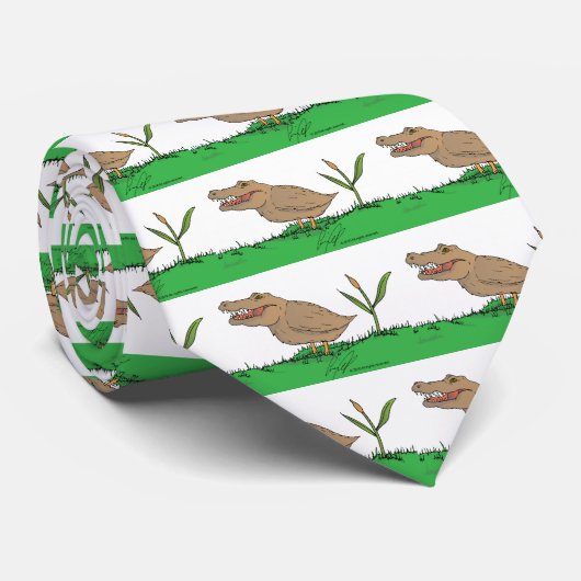 Stropdas in kleur. (Opgerold)