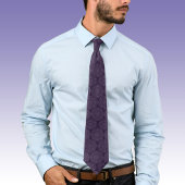 Stropdas-in-purpurapatroon-refractie Stropdas