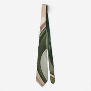 Stropdas in stijlvolle abstracte graphics