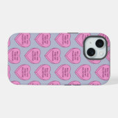 Stropdas iPhone 15 Case (Achterkant horizontaal)