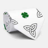 Stropdas-Irish Shamrock Celtic Stropdas (Opgerold)
