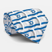 Stropdas Israël-vlag (Opgerold)