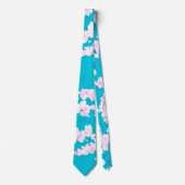 Stropdas Japanse Cherry Blossom Pattern Spring Blo (Voorkant)