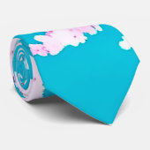 Stropdas Japanse Cherry Blossom Pattern Spring Blo (Opgerold)