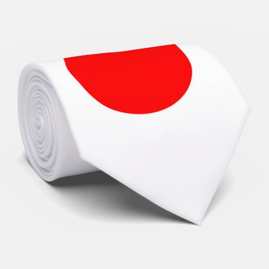 Stropdas Japanse vlag (Opgerold)