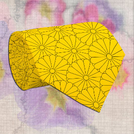 Stropdas Japanse zeehondenbloem/Sun Pattern