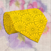 Stropdas Japanse zeehondenbloem/Sun Pattern