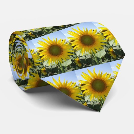 Stropdas KANSAS SUNFLOWER (Opgerold)