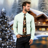 Stropdas kerstkaarslicht