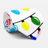 Stropdas kerstlampjes (Opgerold)