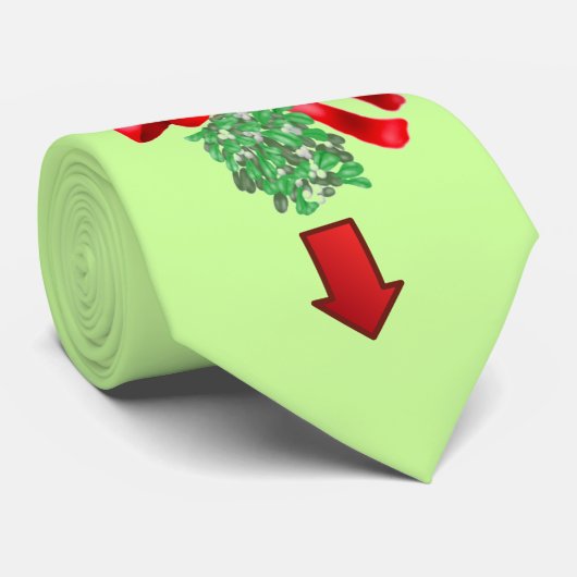 Stropdas kerstmis (Opgerold)