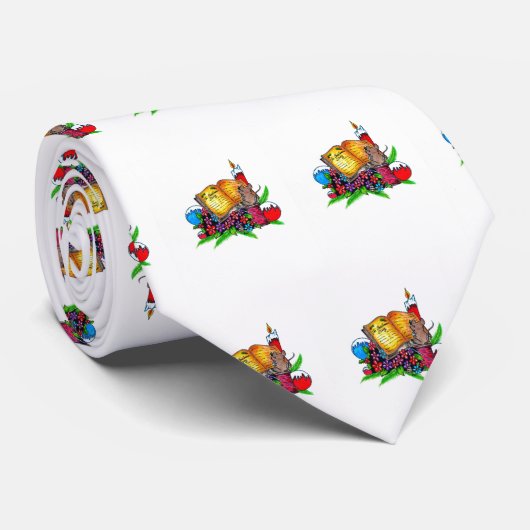 Stropdas kerstverhaal (Opgerold)