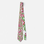 Stropdas kerstvirospatroon Snoep (Voorkant)