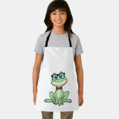 Stropdas kikker Nerd Student Glasses Schort (Insitu)