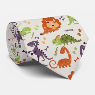 Stropdas - Kinder liefdesdinosaurussen