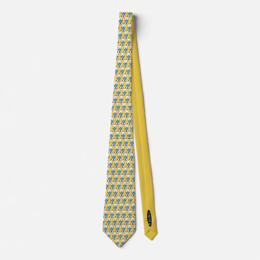 Stropdas KiniArt Westie Besties (Voorkant)