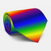 Stropdas kleurrijk regenboogpatroon (Opgerold)