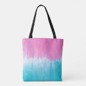 Stropdas-kleurstof Abstract: katoenweefselontwerp. Tote Bag (Achterkant)