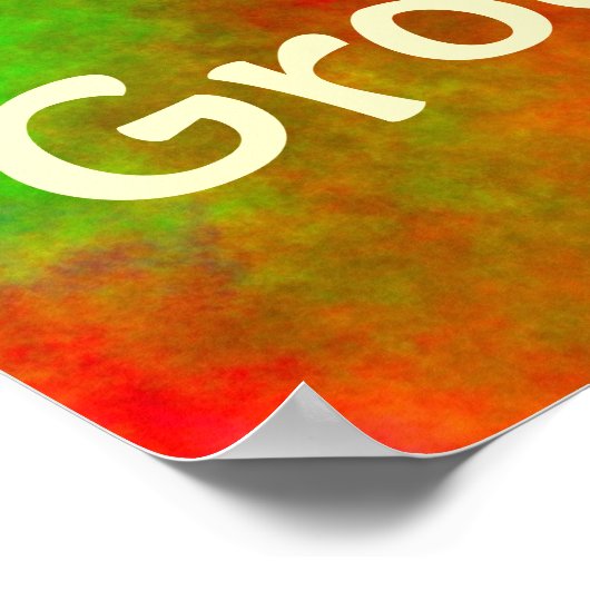 Stropdas-kleurstof Abstract Poster (Hoek)