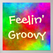 Stropdas-kleurstof Abstract Poster (Voorkant)