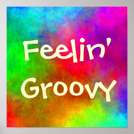 Stropdas-kleurstof Abstract Poster (Voorkant)