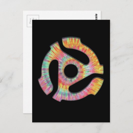 stropdas-kleurstof adapter 45 briefkaart (Voorkant / Achterkant)