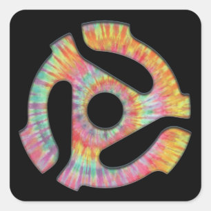 stropdas-kleurstof adapter 45 vierkante sticker