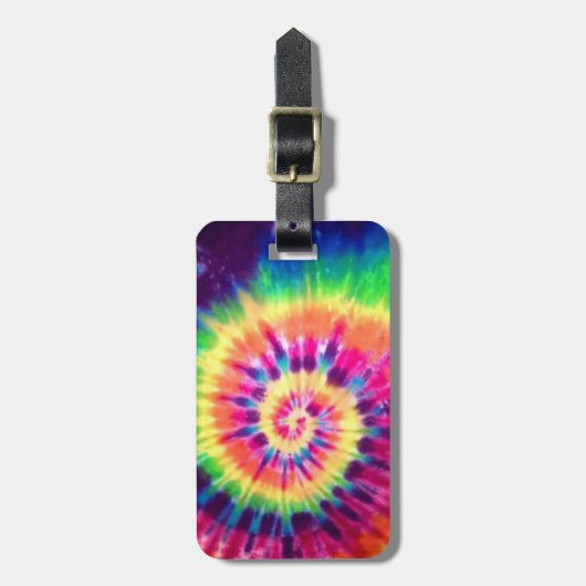 Stropdas-kleurstof Bagagelabel (Voorkant verticaal)