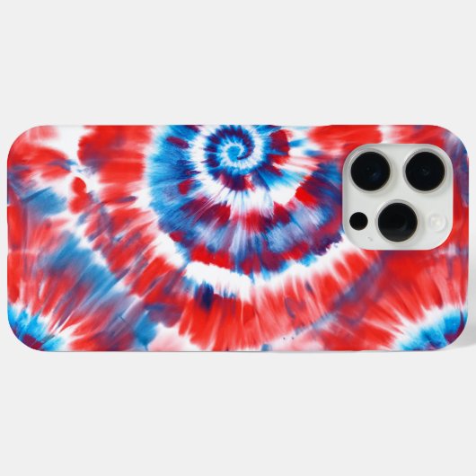 Stropdas-kleurstof Case-Mate iPhone Case (Achterkant (horizontaal))