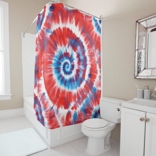 Stropdas-kleurstof Douchegordijn (In situ)