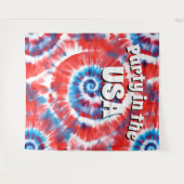 Stropdas-kleurstof foto achtergrond wandkleed (Voorkant (horizontaal))