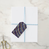 Stropdas-kleurstof glitter cadeaulabel (Met Touw)