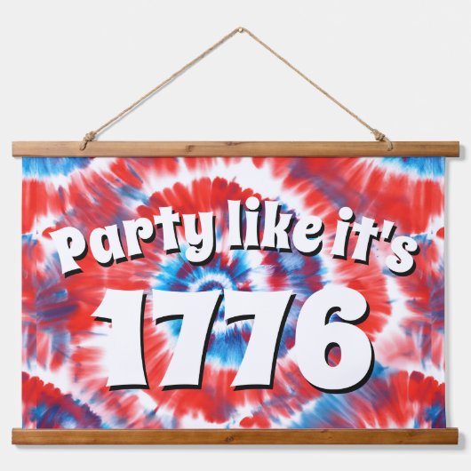 Stropdas-kleurstof Hangend Wandkleed (Voorkant)