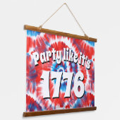 Stropdas-kleurstof Hangend Wandkleed (Gebogen)