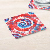 Stropdas-kleurstof Kartonnen Onderzetters (Schuin)