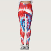Stropdas-kleurstof Leggings (Voorkant)