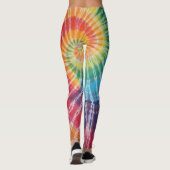 stropdas-kleurstof leggins leggings (Achterkant)