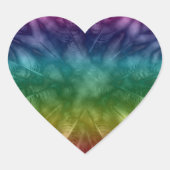 Stropdas-kleurstof liefde hart hart sticker (Voorkant)