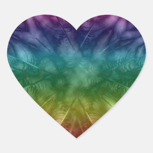 Stropdas-kleurstof liefde hart hart sticker (Voorkant)