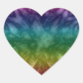 Stropdas-kleurstof liefde hart sticker