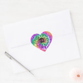 Stropdas-kleurstof "liefde" roze paars blauw blauw hart sticker (Envelop)