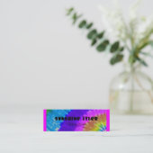 stropdas-kleurstof mini visitekaartje (Staand voorkant)