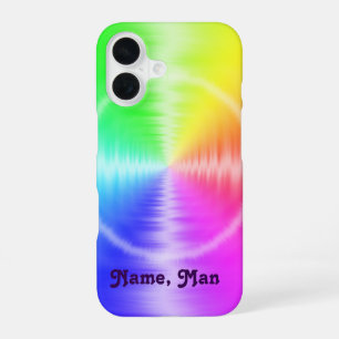 Stropdas-kleurstof ontwerp - iPhone 16 hoesje