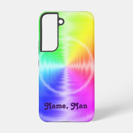 Stropdas-kleurstof ontwerp - samsung galaxy hoesje (Achterkant)