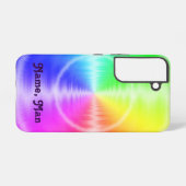 Stropdas-kleurstof ontwerp - samsung galaxy hoesje (Achterkant horizontaal)