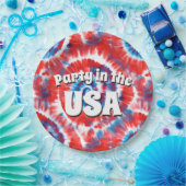 Stropdas-kleurstof Papieren Bordje (Feest)