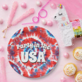 Stropdas-kleurstof Papieren Bordje (Feest)