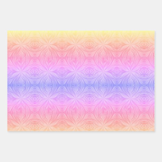 Stropdas-kleurstof  Retro Kleurrijke jaren '90 Inpakpapier Vel (Voorkant 3)